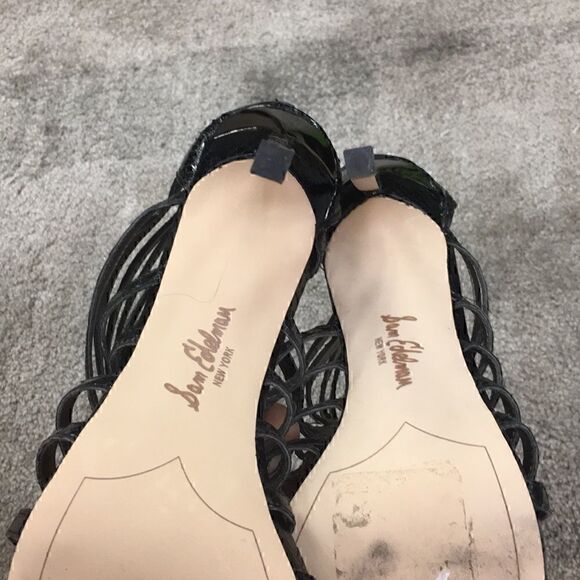 8.5 NWOB Jeweled Stilleto Cage Sandals Sam Edelman - Picture 5 of 8